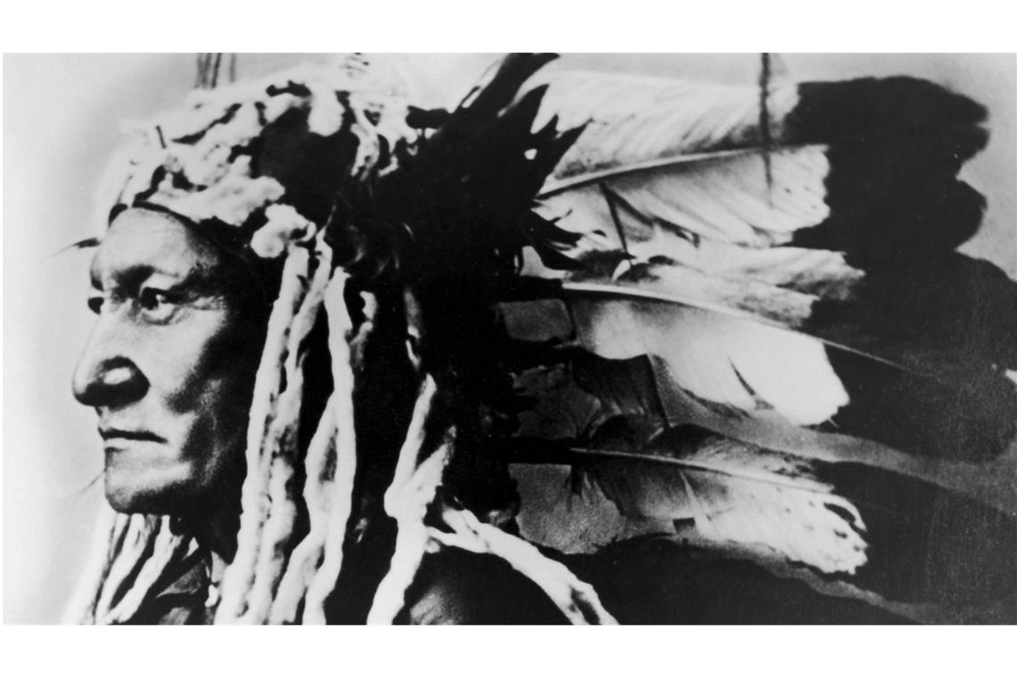 Der letzte Krieger: Sioux-Häuptling Sitting Bull wird ermordet Sitting Bull (1831-1890).