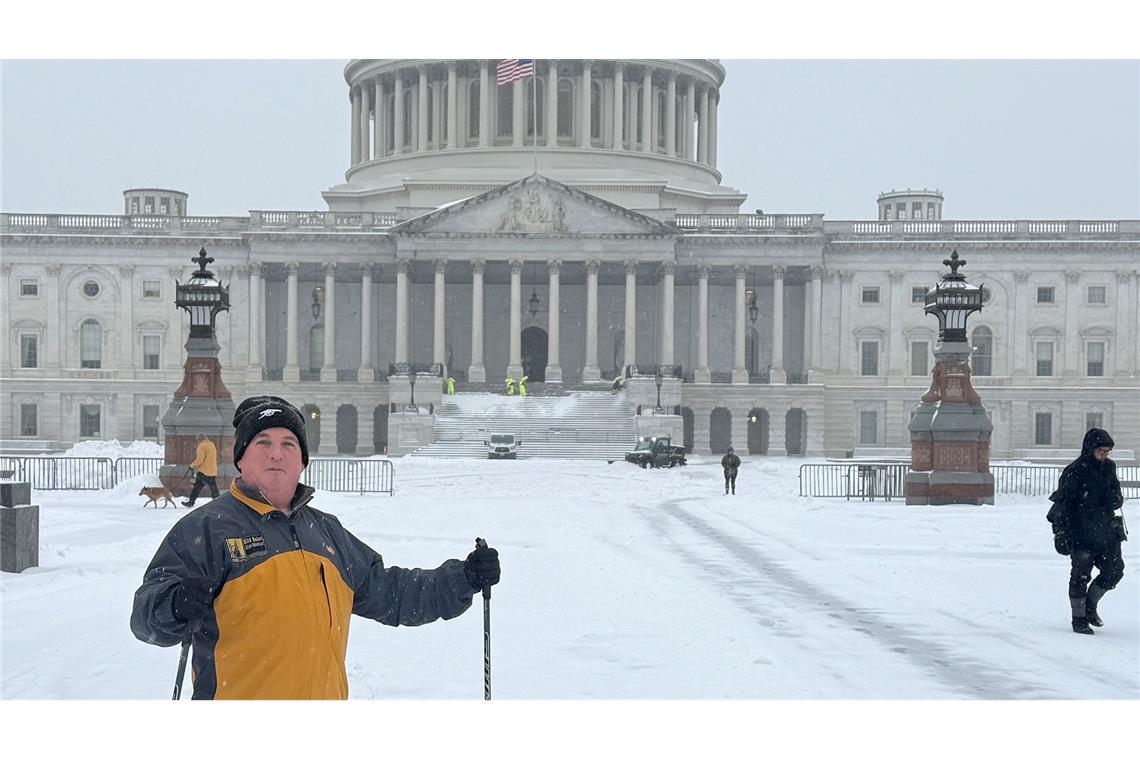 Skifahren in Washington.