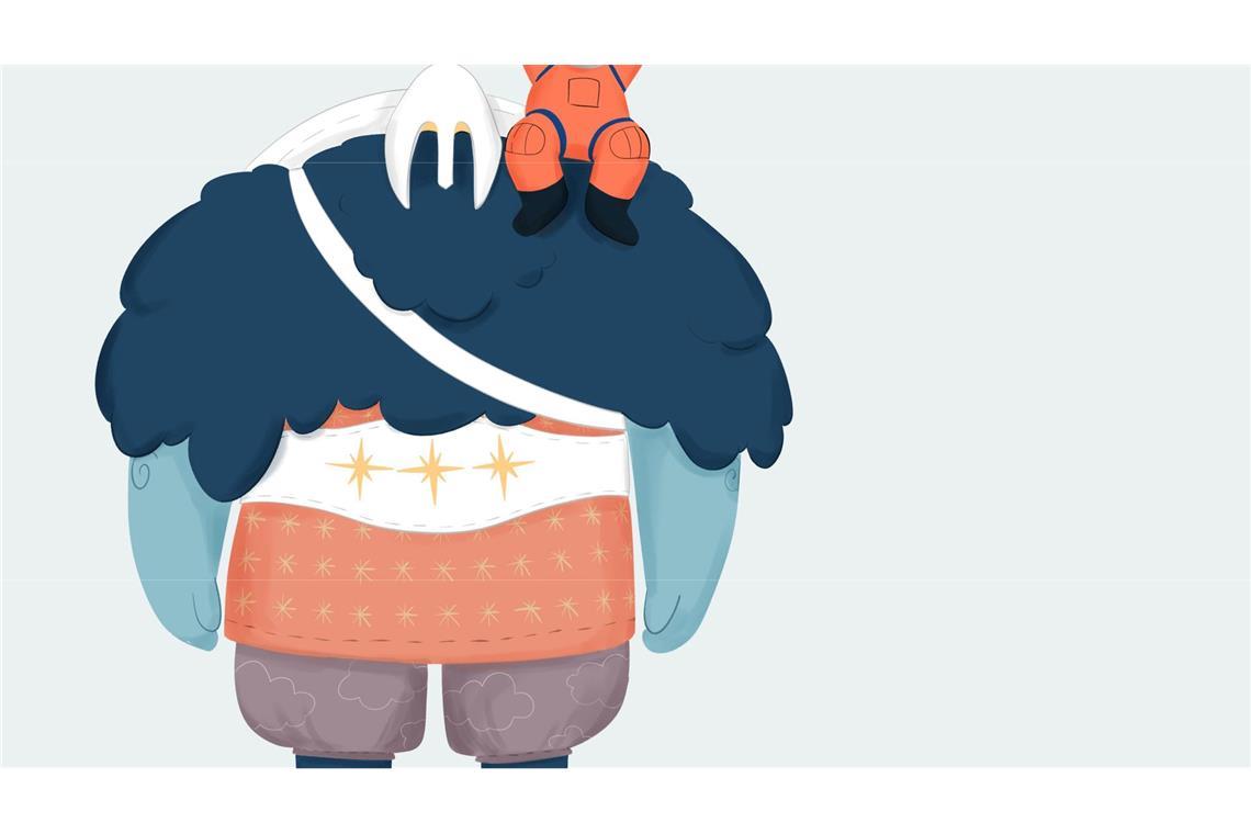 So könnte das Maskottchen für die "Artemis 2"-Mission aussehen.