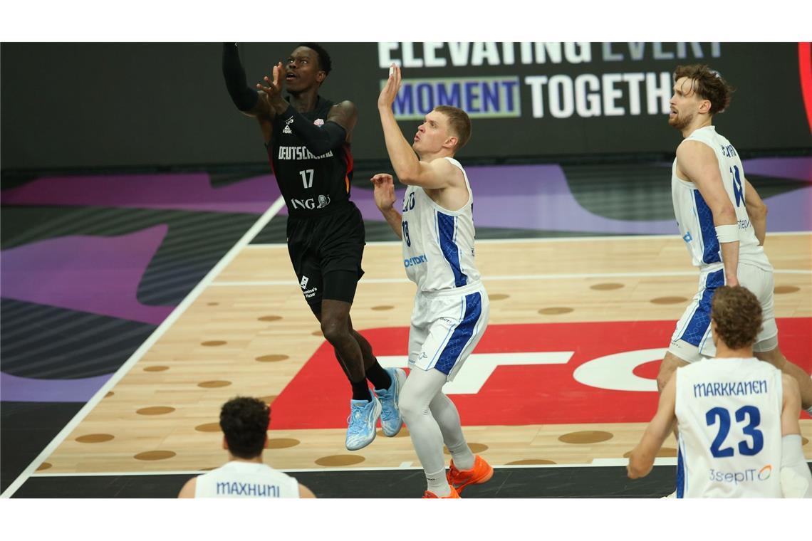 "Note 1+": Basketballer auf dem Weg zum deutschen Dream Team So leicht sah es für Schröder und Co. häufig aus.
