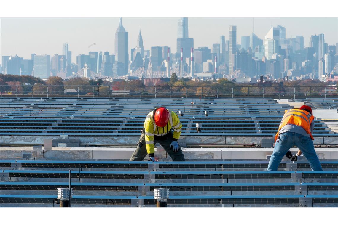 Studie: Solar- und Windenergie übertreffen in den USA Kohle Solarenergie wird in den USA wichtiger. (Archivbild)