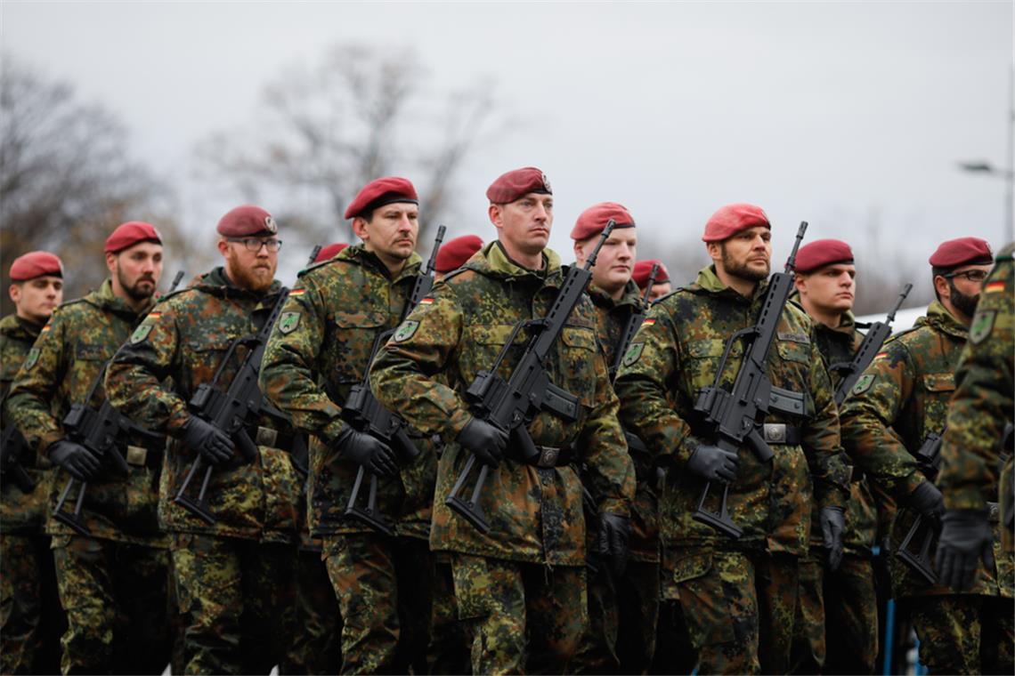 Was bedeutet das für junge Männer? Soldaten der Bundeswehr.