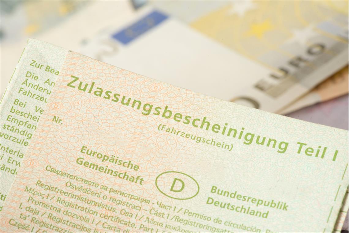 „Wir sind überwältigt von der Nachfrage“ Soll bald Geschichte sein: Der Fahrzeugschein aus Papier.