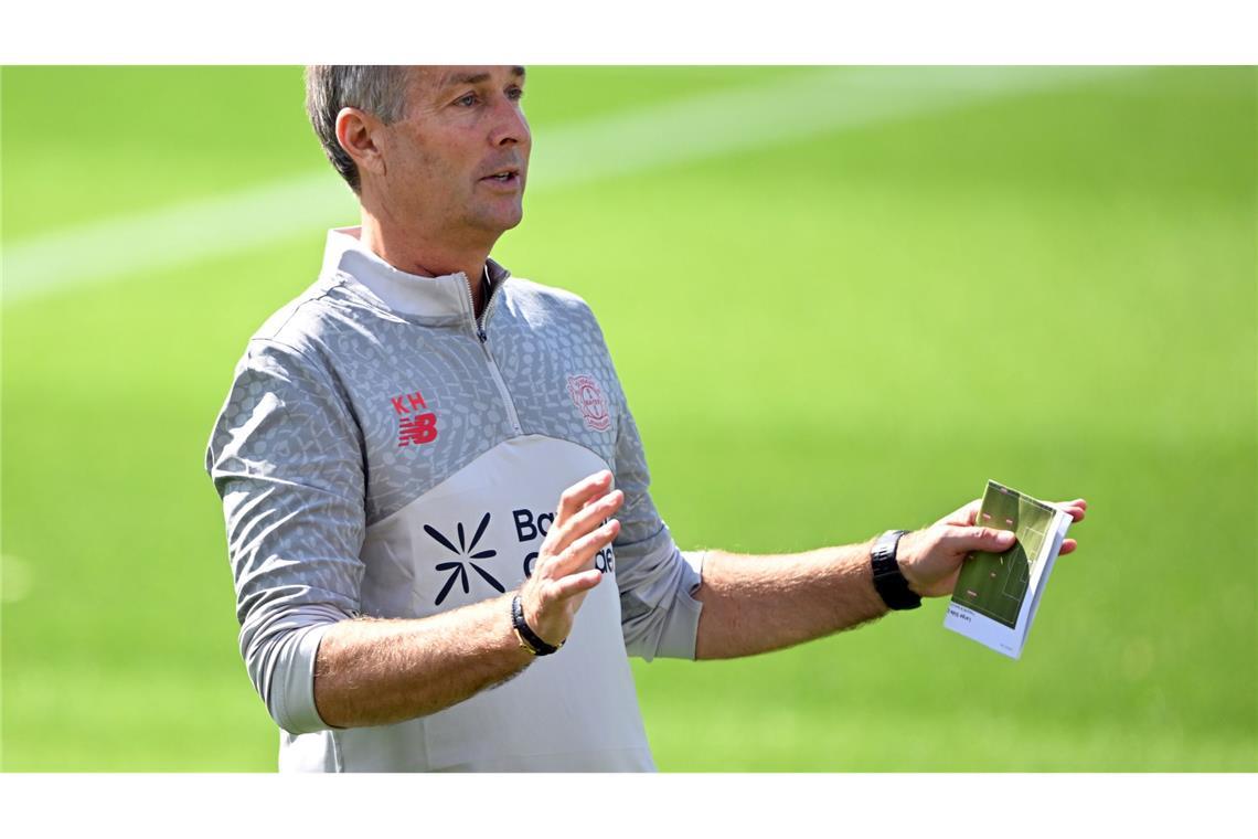 Kontinuität als Trumpf: Überholt Frankfurt Ex-Meister Bayer? Soll Bayer Leverkusen wieder auf Erfolgskurs bringen: Neu-Trainer Kasper Hjulmand.