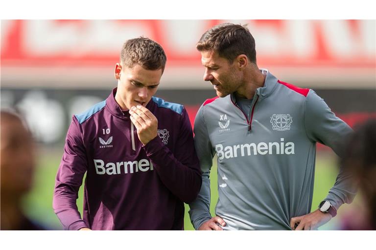 Sollen beide in Leverkusen bleiben: Florian Wirtz und Xabi Alonso.