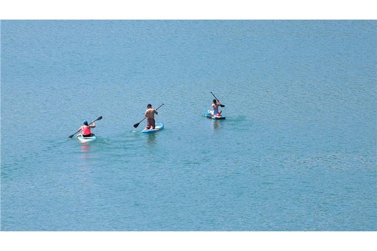 Sommerhitze in Bayern: Erfrischung am Forggensee