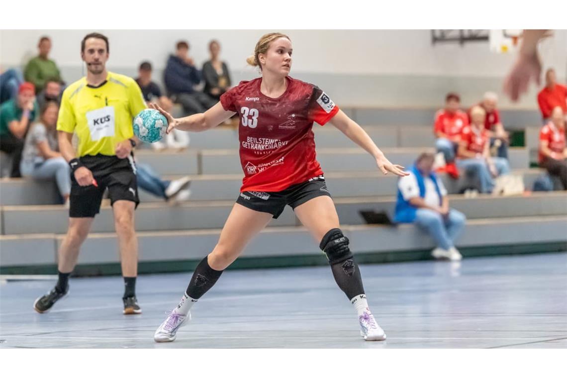 Sonja Christel gelangen gegen TSG Friesenheim vier Treffer.
