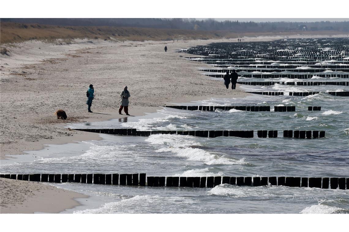 Bilder des Tages Sonne satt am Ostseestrand