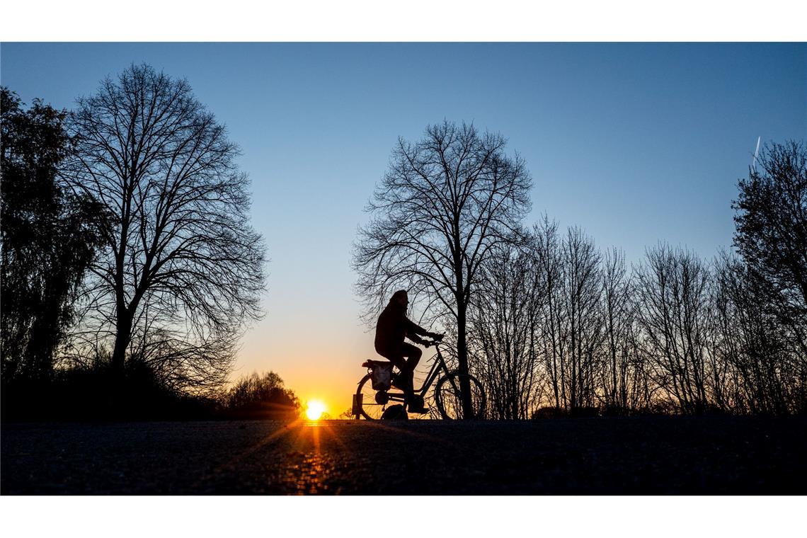 Bilder des Tages Sonnenaufgang im Münsterland