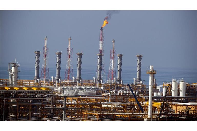 South-Pars-Gasfeld im südlichen iranischen Hafen Assaluyeh. Die Lage am europäischen Erdgasmarkt hat sich etwas beruhigt (Archivbild).