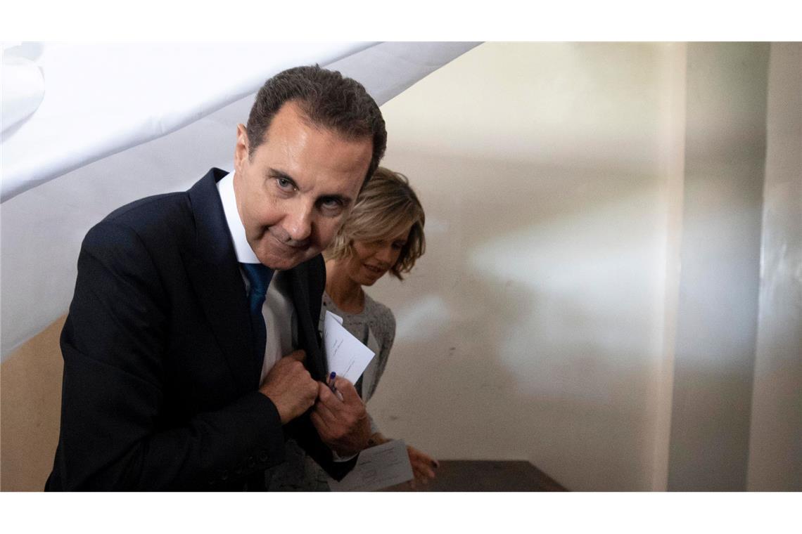 Spekulationen um angebliche Assad-Scheidung halten an Spekulationen um Scheidungspläne in der Familie Assad nach dessen Sturz halten an (Archivbild)