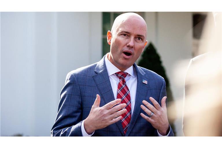 Spencer Cox, Gouverneur von Utah, bestätigt die Festnahme eines Tatverdächtigen im Fall Charlie Kirk (Archivfoto).