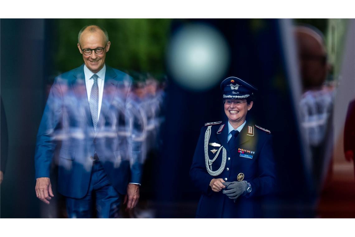 Spiegelung vor dem Kanzler