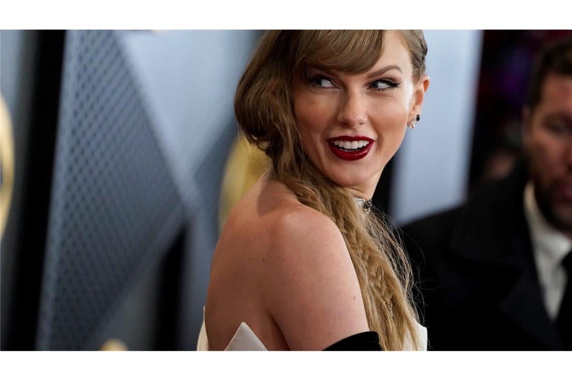 Swift mit Überraschungskonzert bei Event von Freund Kelce Spielt in riesigen Stadien und gibt auch Überraschungsgigs: Taylor Swift (Archivbild).