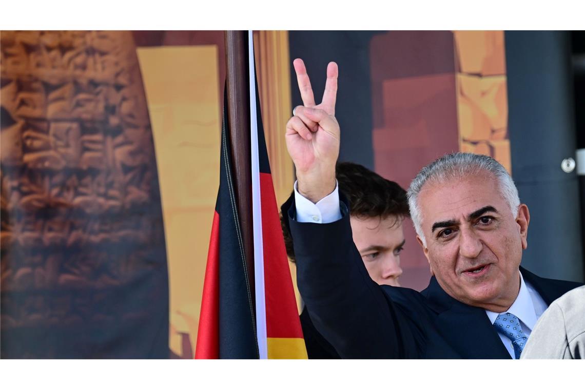Sprach vor Tausenden Unterstützern: Reza Pahlavi.