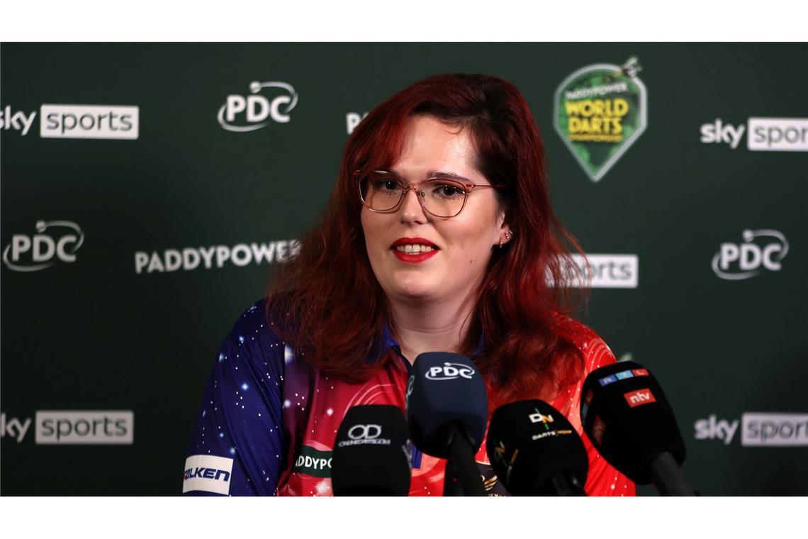Becker-Effekt und schwache Deutsche: So lief die Darts-WM Spricht offen über Anfeindungen: Noa-Lynn van Leuven.