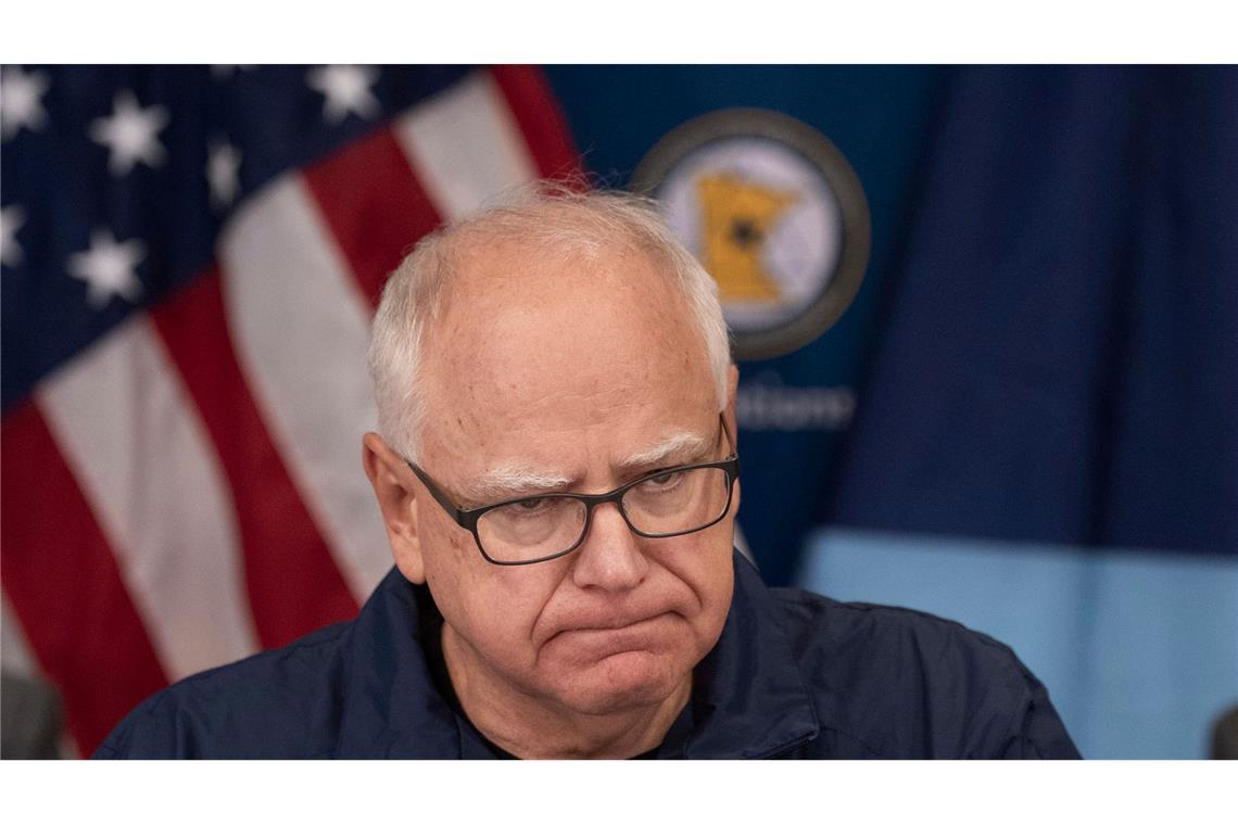 Spricht von langwierigen negativen Folgen durch die Einsätze der Bundesbeamten - Minnesotas Gouverneur Tim Walz (Archivbild).