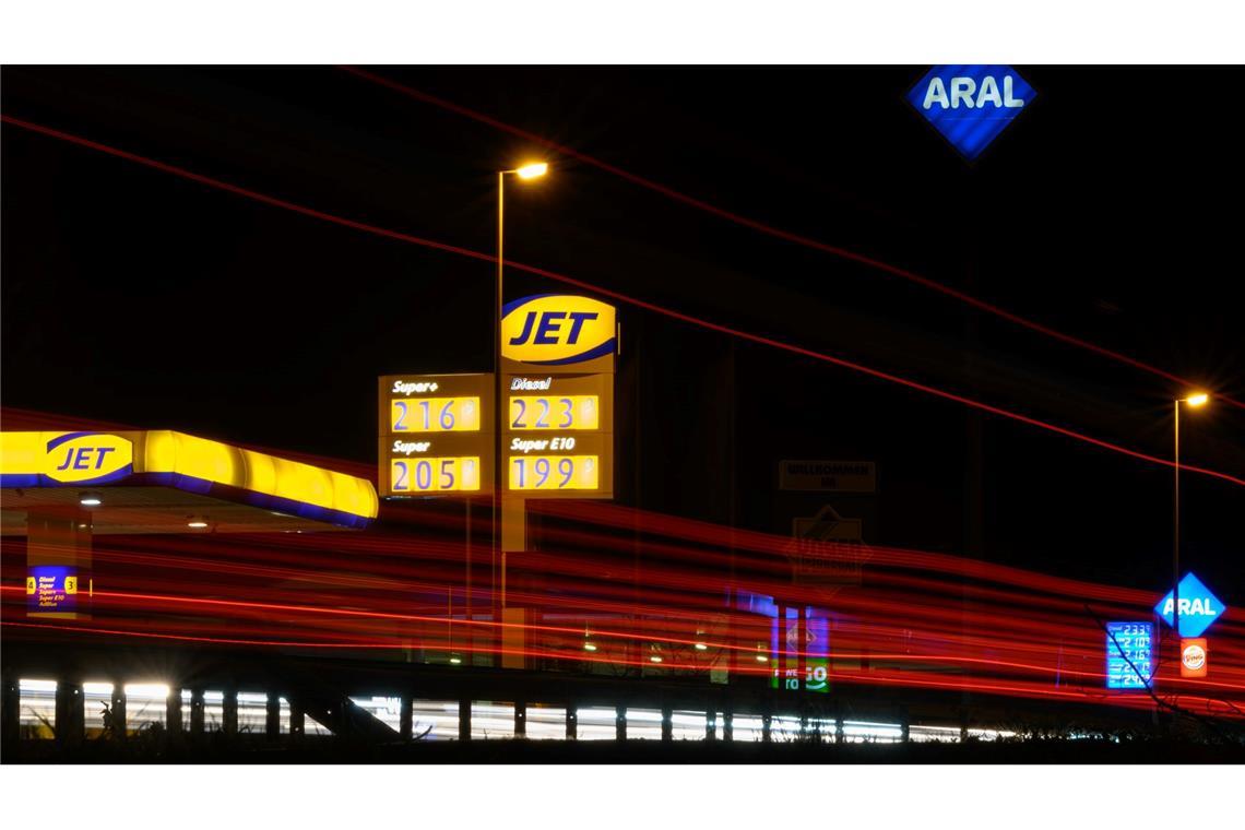 Spritpreise am Morgen