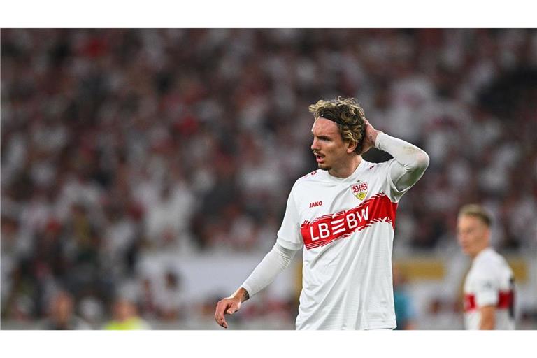 Stand beim Supercup im Fokus: Stuttgarts Stürmer Nick Woltemade.