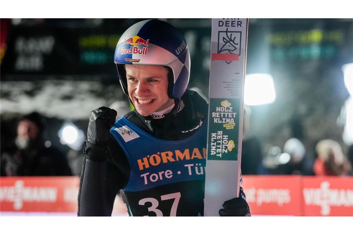 Verlorenes Gold, gewonnenes Geld: Wellinger bejubelt Titel Starke Flüge, große Konstanz: Andreas Wellinger ist nach der WM stark.