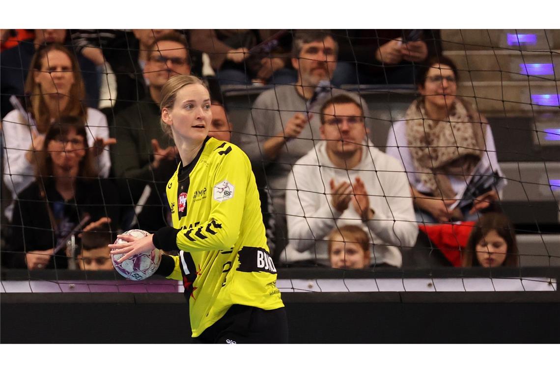 Pokalsieg als vorgezogenes Abschiedsgeschenk für Coach Vestergaard Starker Rückhalt für Ludwigsburg: Torfrau Johanna Bundsen