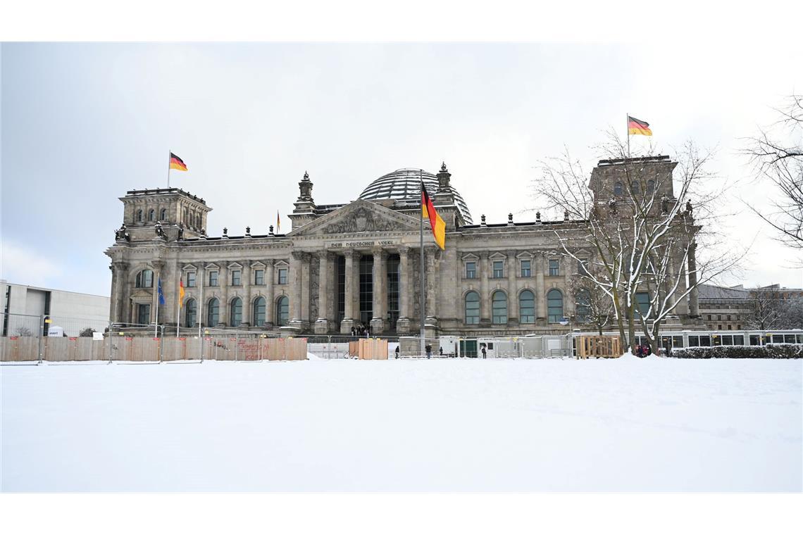 Wintervergnügen in der Hauptstadt Starker Schneefall sorgte für echtes Wintergefühl in Berlin.