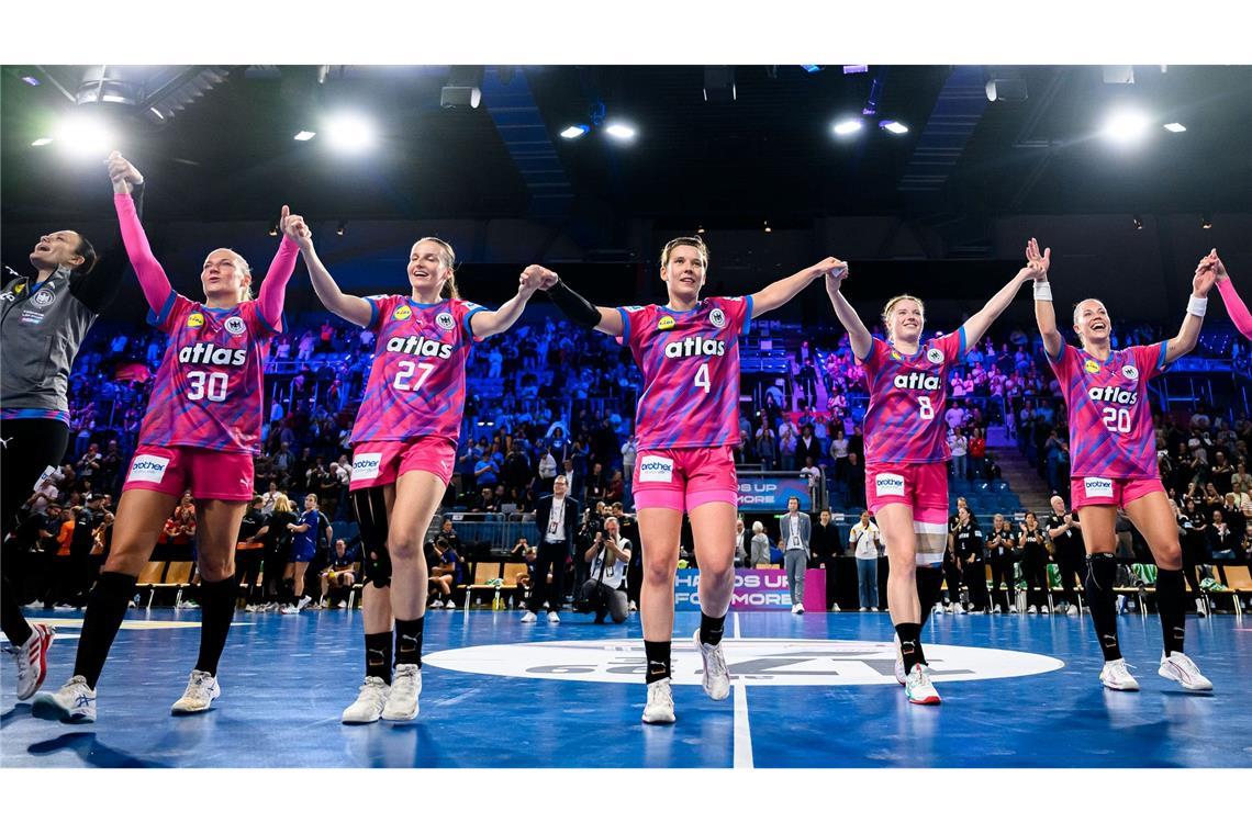 Starker WM-Test für Deutschlands Handballerinnen.