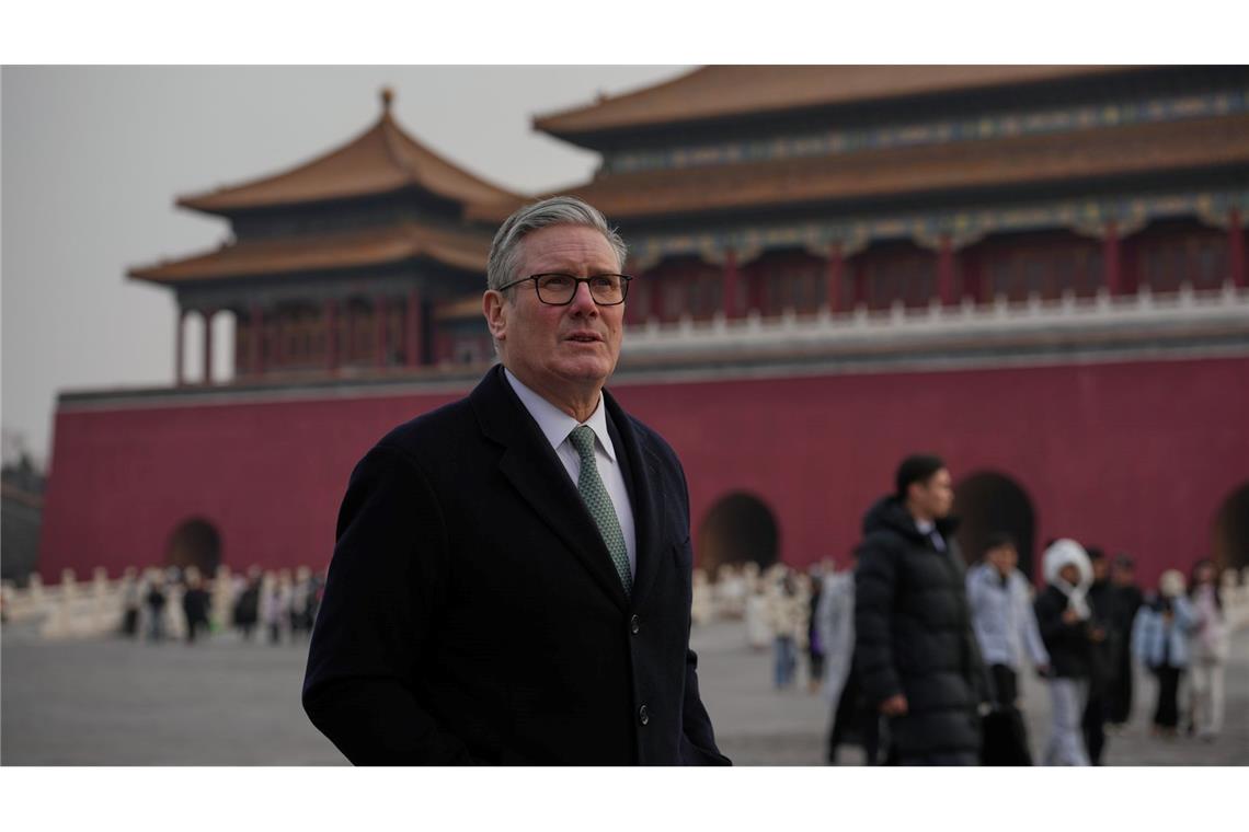 Starmer ist der erste britische Regierungschef seit acht Jahren, der nach China reist.
