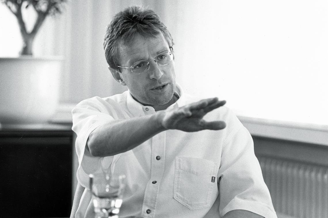 Backnanger Derbys als Fußball-Feiertage Startete als Spielertrainer in Backnang und nun in der Fußballwelt daheim: Ralf Rangnick. Foto: M. Melchert