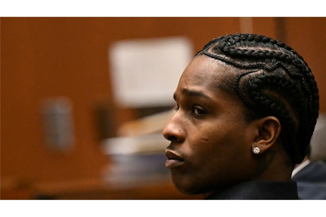 US-Rapper Asap Rocky mit neuem Film während Gerichtsprozess Steht aktuell vor Gericht: US-Rapper Asap Rocky. (Archivbild)