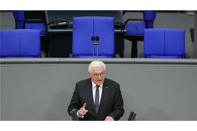 Steinmeier im Bundestag