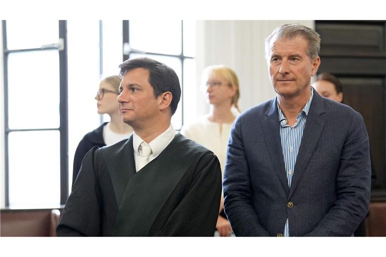 Stephan Hensel (rechts) sagte am Dienstag vor Gericht aus.