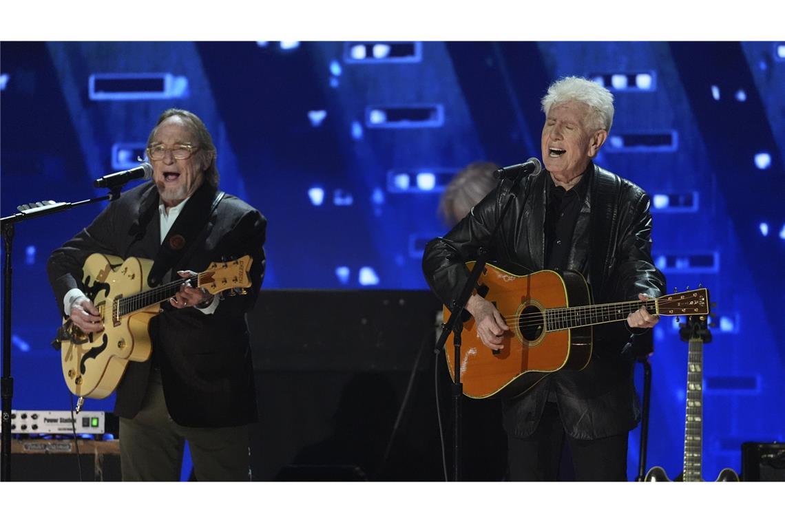 Viele Stars bei Benefizkonzert für Feueropfer Stephen Stills (links) und Graham Nash