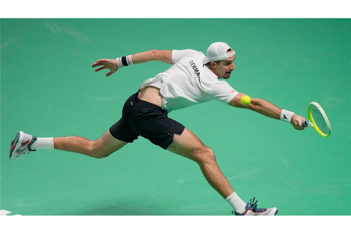 Streckt sich vergeblich: Jan-Lennard Struff