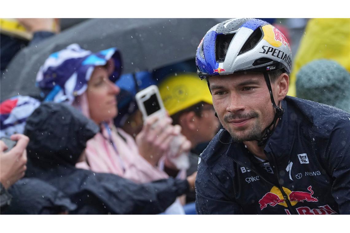 Lipowitz und Roglic: Kräftemessen in den Pyrenäen Stürze haben Roglic immer wieder zurückgeworfen.