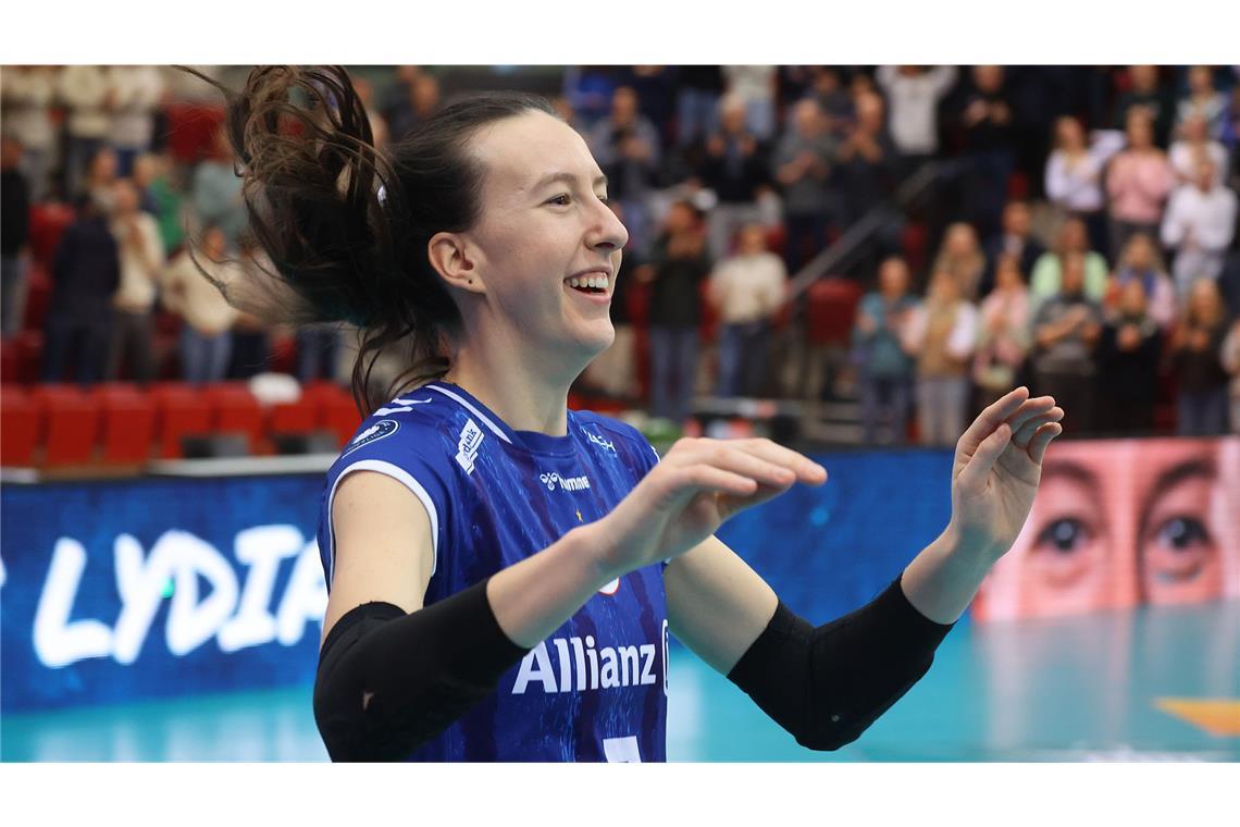 Stuttgarts Lydia Grote glänzt mit 18 Punkten.