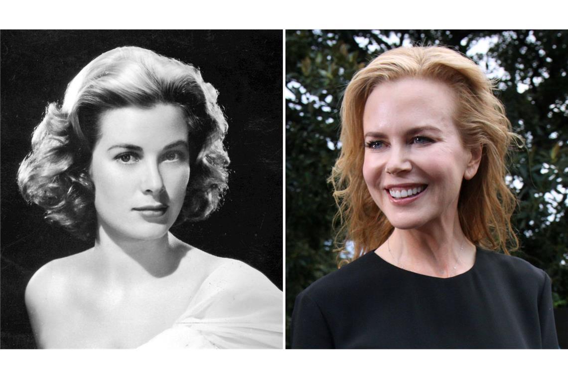 Lauter Klischee-Rollen? Kidman spielt wieder reich und schön Suchte man für ihren Typ Frau und die stechend blauen Augen Ähnlichkeiten bei den Stars der goldenen Hollywood-Ära, dann erinnerte Kidman viele stets an Grace Kelly. (Archivbild-Kombo)