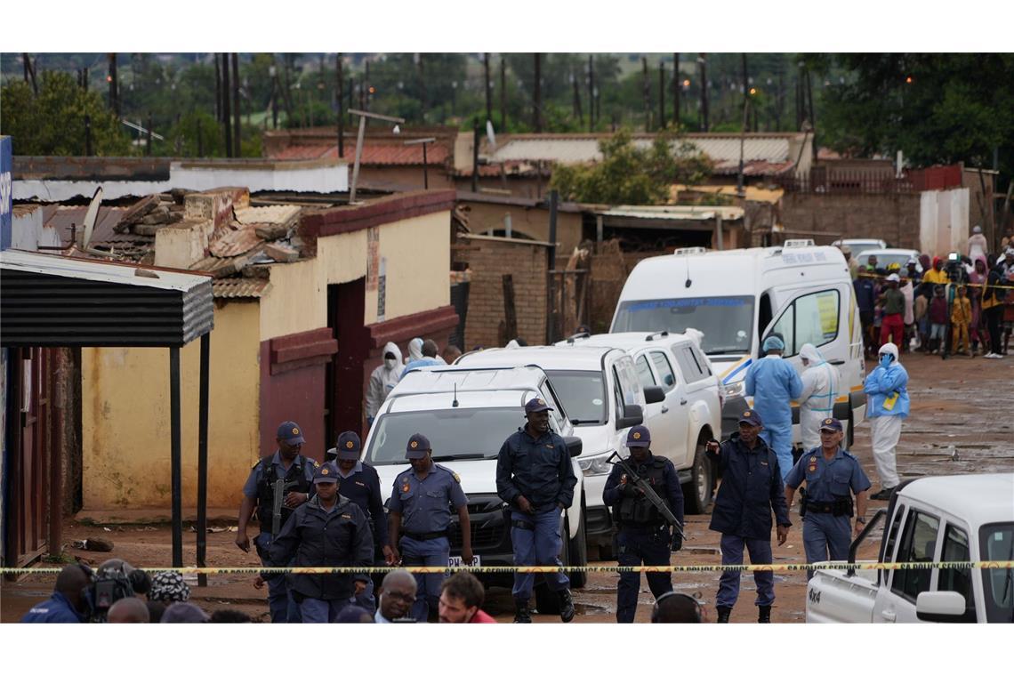 Südafrika kämpft mit hoher Kriminalität.