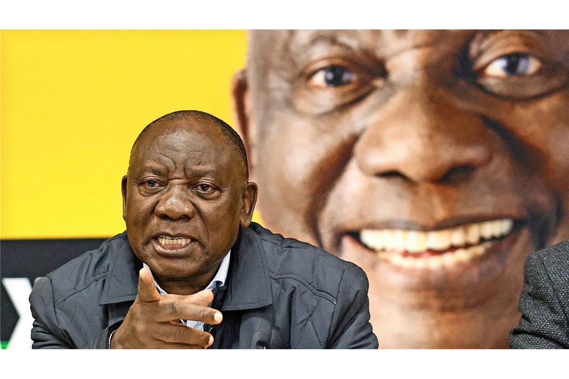 Südafrikas Präsident Cyril Ramaphosa scheut den Konflikt nicht.