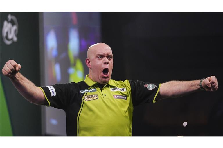 Superstar Michael van Gerwen machte sich über die deutsche Dartz-Szene lustig.