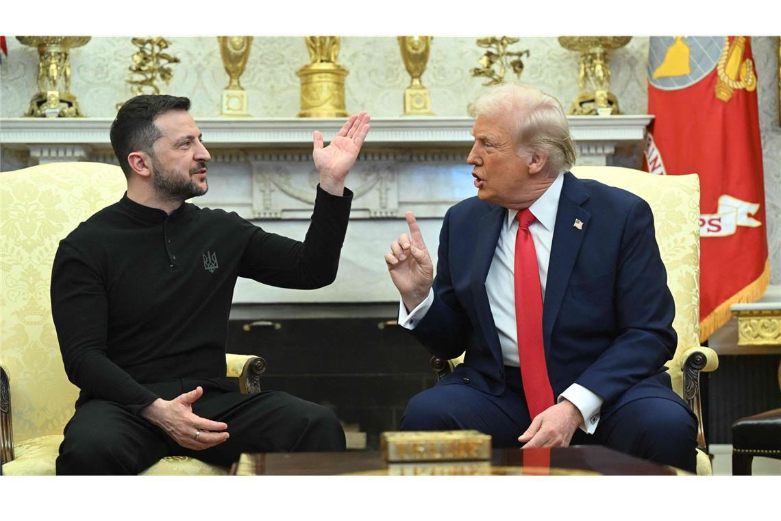 Schämt euch! Systematische Demütigung: Donald Trumps Verhalten gegenüber Wolodymyr Selenskyj bot reichlich Anlass zur Fremdscham.