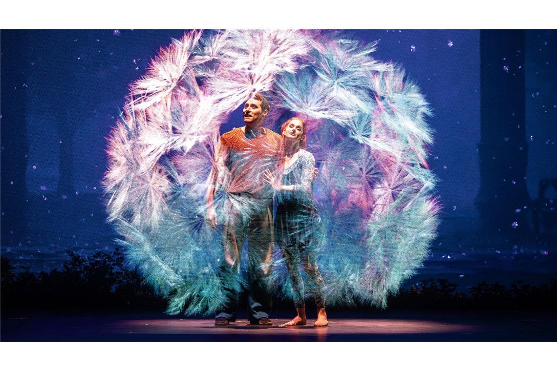 Szene aus der Show „Alizé“ des Cirque du Soleil