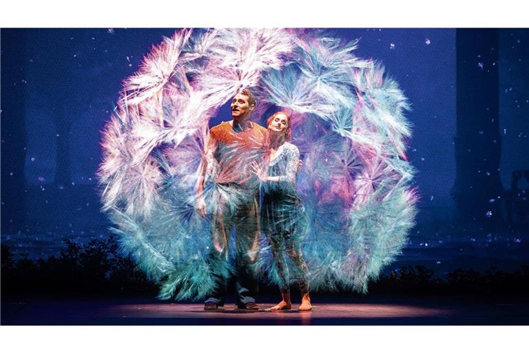 Szene aus der Show „Alizé“ des Cirque du Soleil