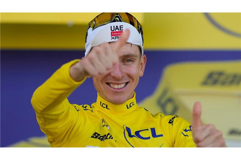 Tadej Pogacar führt weiter souverän das Gesamtklassement bei der Frankreich-Rundfahrt an.
