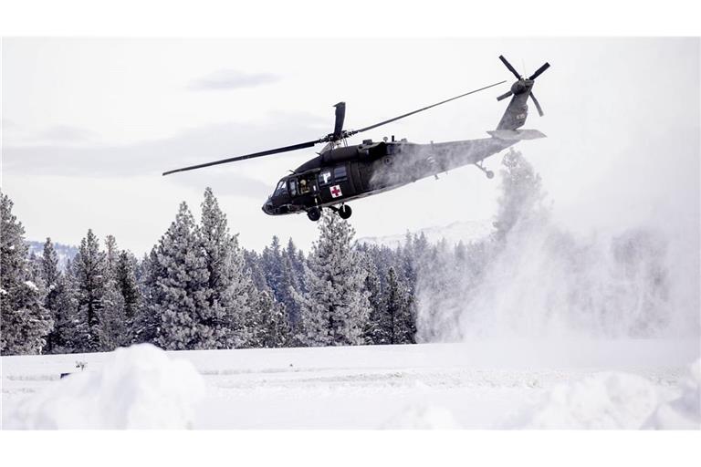 Tagelanges Schneetreiben behinderte die Bergungsaktion.
