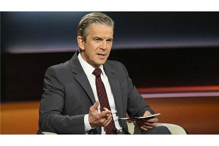 Talkmaster Markus Lanz in Aktion.