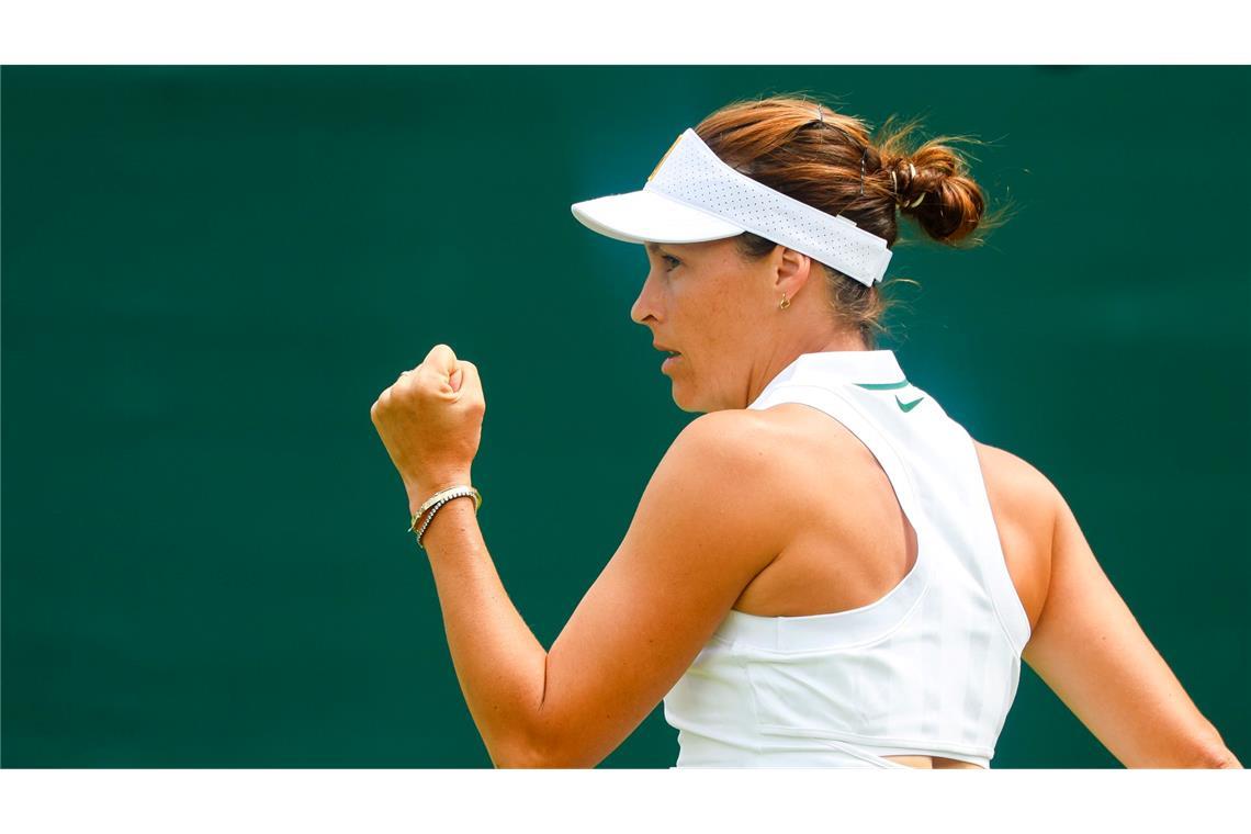 Tatjana Maria erreicht die zweite Runde von Wimbledon.