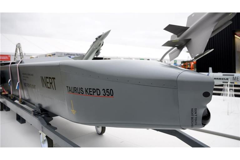 Taurus-Marschflugkörper gehören zum Angebot der Luft- und Raumfahrtindustrie.
