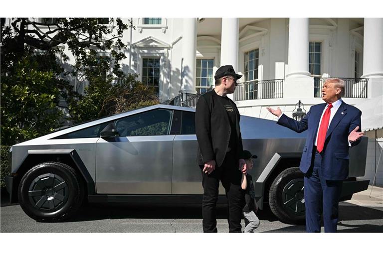 Tech-Milliardär Elon Musk und US-Präsident Donald Trump. (Archivbild)
