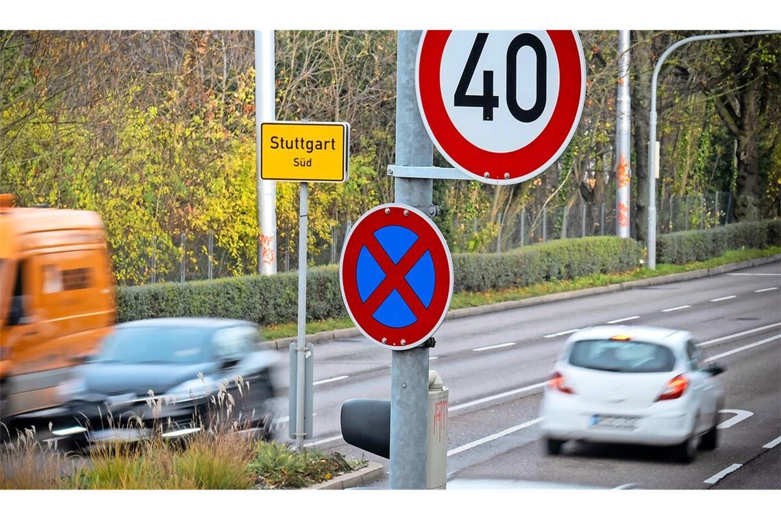 Tempo 40 gilt in weiten Teilen des Stuttgarter Straßennetzes als erlaubte Höchstgeschwindigkeit.